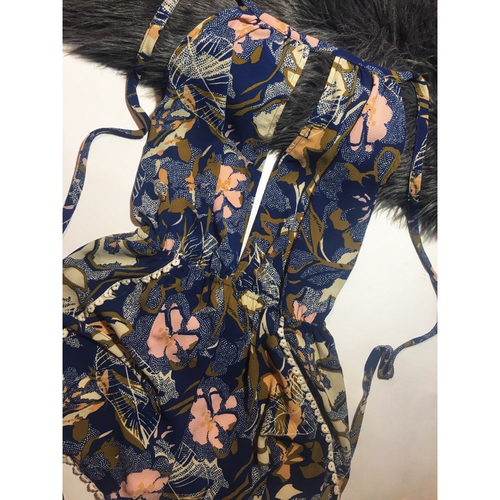 🎉🆕 American Threads Floral Paisley Romper